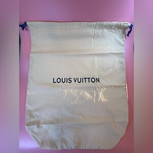 Louis Vuitton Yellow Khaki Dust Bag 27”x23” Large LV
